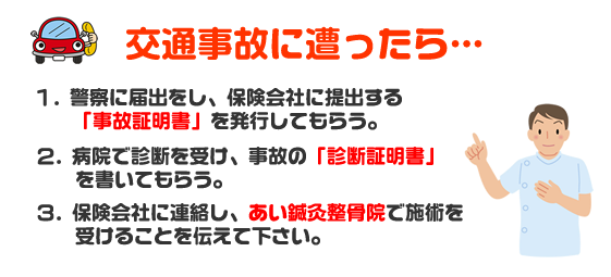 事故に遭ってしまったら
